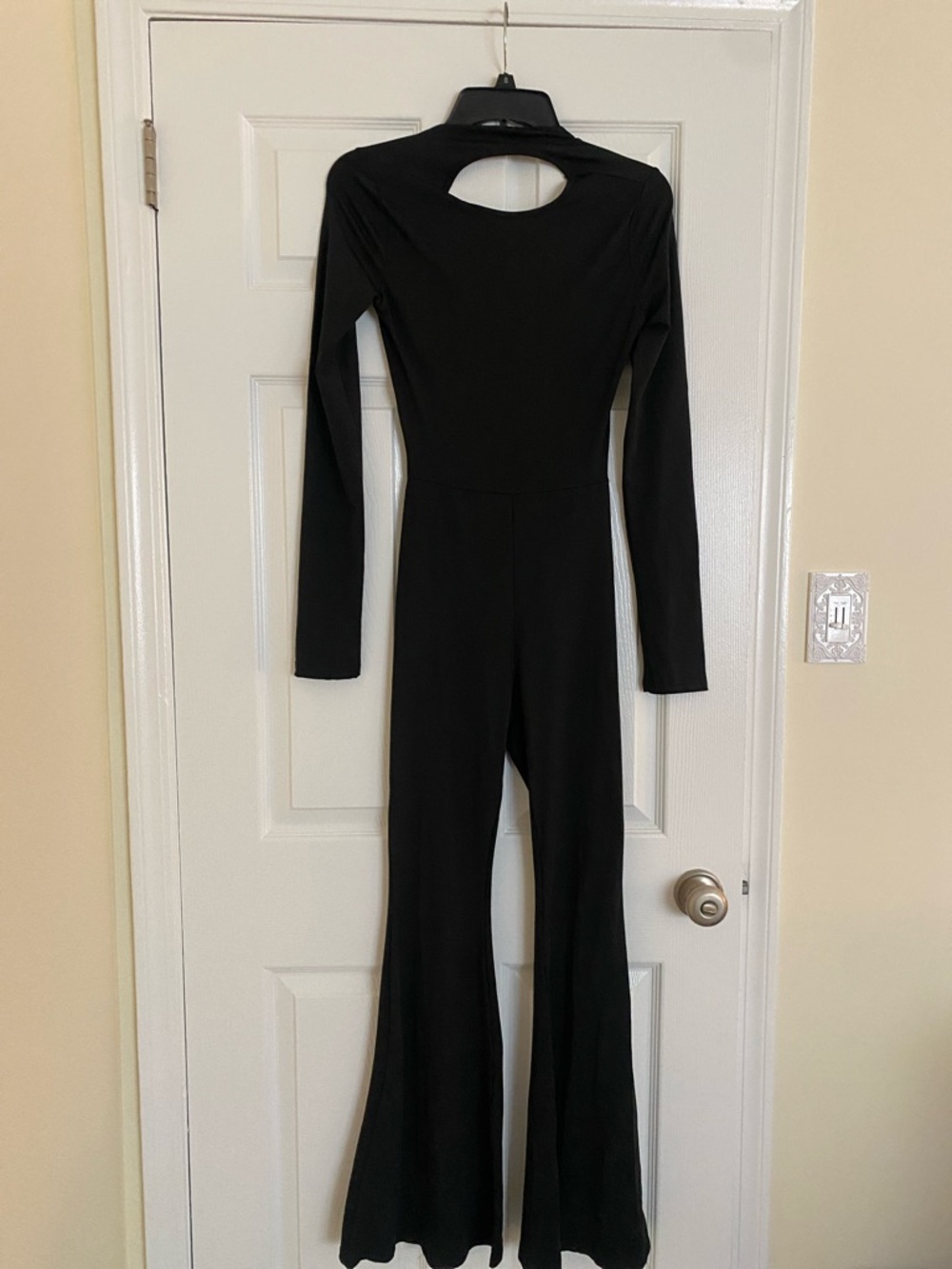 Black Long Sleeve Jumpsuit